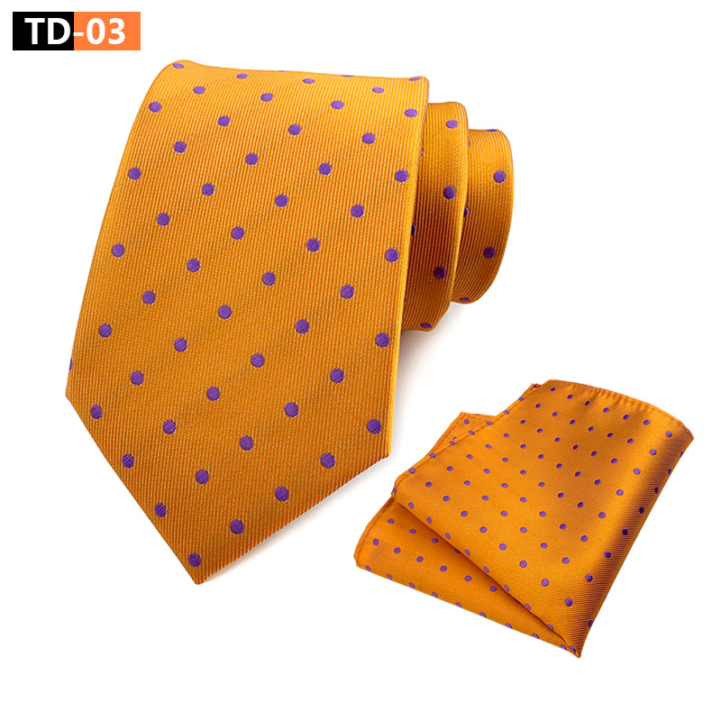 Gyárilag Készlet Közvetlen Beszerzési Szett Pöttyös Elegáns Férfi Öltönynyakolós Zsebes Sál Szett
