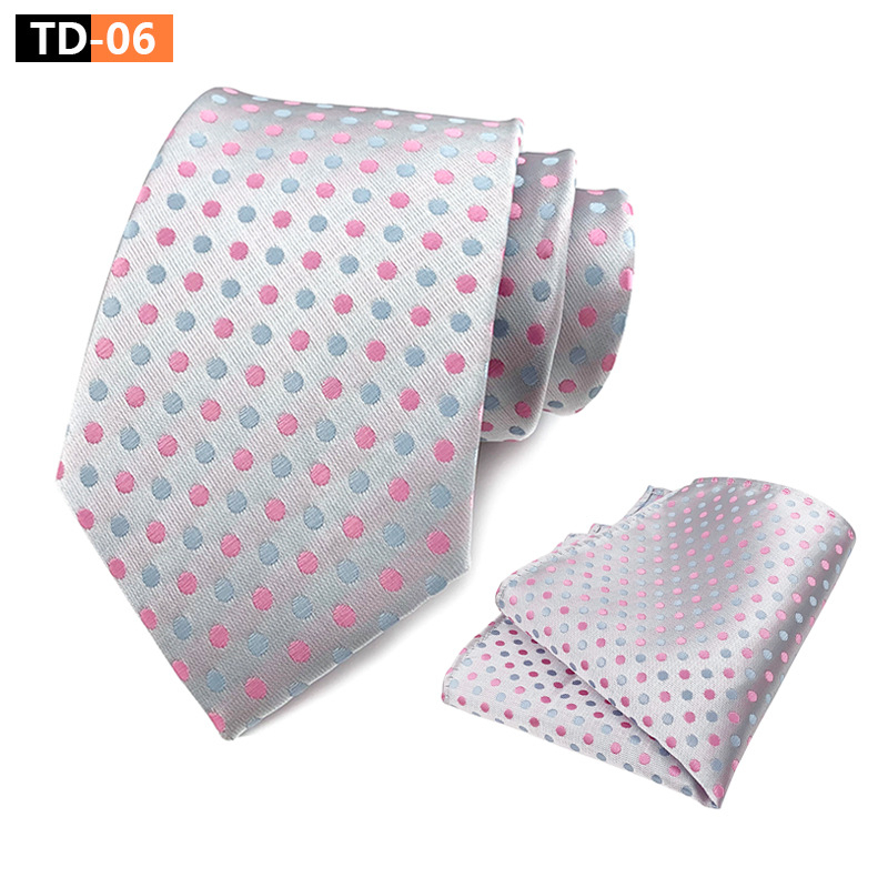 Gyárilag Készlet Közvetlen Beszerzési Szett Pöttyös Elegáns Férfi Öltönynyakolós Zsebes Sál Szett