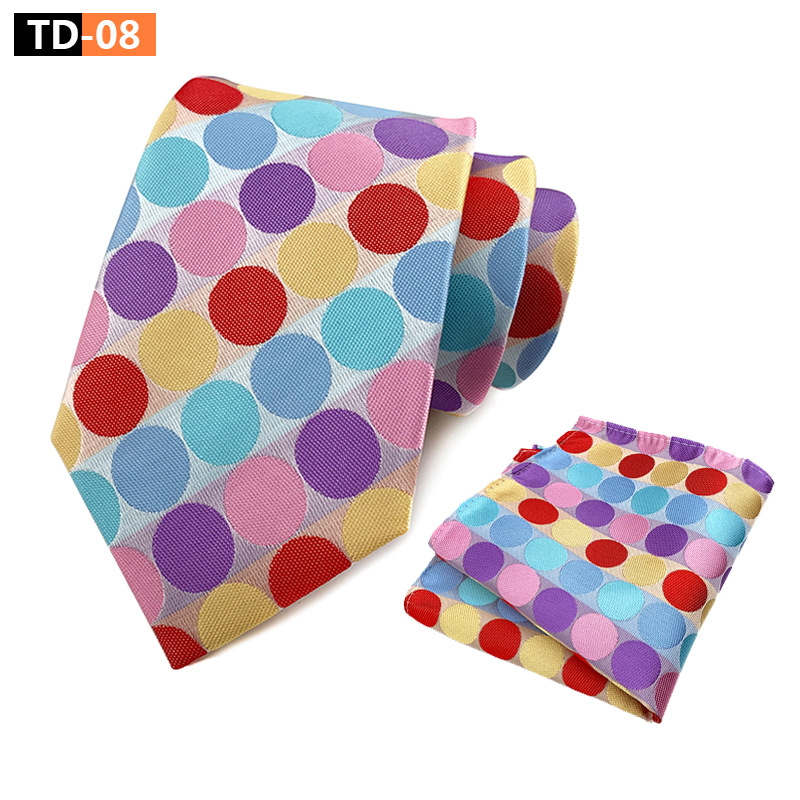 Gyárilag Készlet Közvetlen Beszerzési Szett Pöttyös Elegáns Férfi Öltönynyakolós Zsebes Sál Szett
