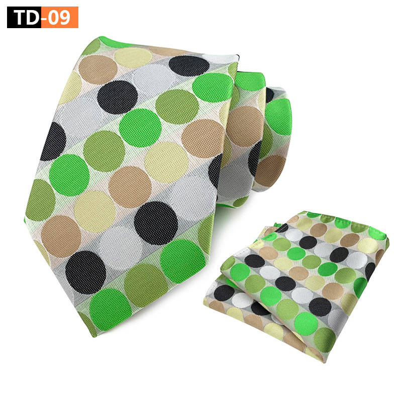 Gyárilag Készlet Közvetlen Beszerzési Szett Pöttyös Elegáns Férfi Öltönynyakolós Zsebes Sál Szett