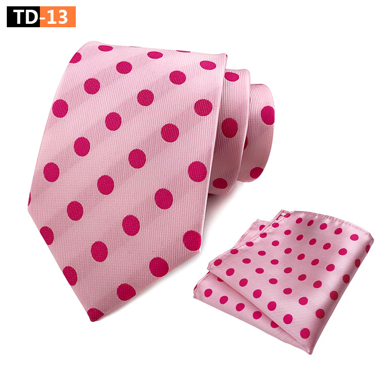 Gyárilag Készlet Közvetlen Beszerzési Szett Pöttyös Elegáns Férfi Öltönynyakolós Zsebes Sál Szett
