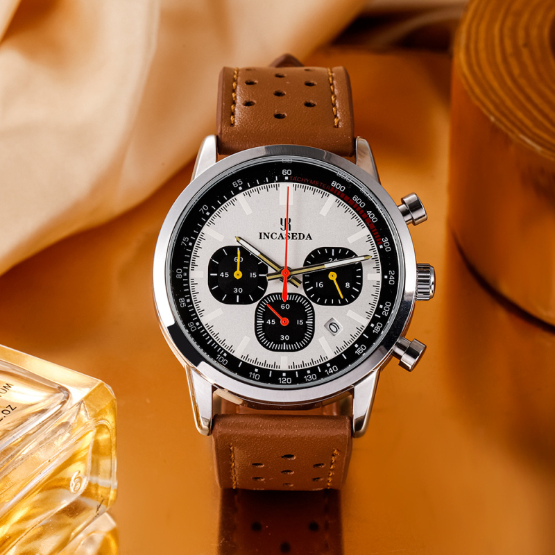 Határokon átnyúló temu AliExpress forró, multifunkcionális, divatos sport világító kronográf kvarcóra minősítéssel