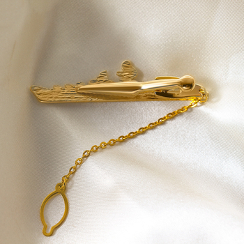 Sõjalaeva kujuga metallist lipsuklamber meestele, professionaalne lipsuklamber töökoha isiksusega Korea stiilis lipsuklamber hulgimüügist