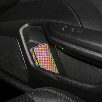 Piiriülene auto päikesesirmi hoiustusprillikott autoprillide hoidikule, auto teemantidega kaetud päikeseprillide kott, prilliklamber