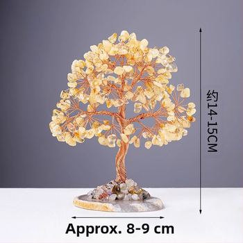 Ahhaatkristall Kruus Rikkuspuu Ametüst Tsitriin Rikkuspuu Kodu Lauakaunistused Käsitöö Kaunistused