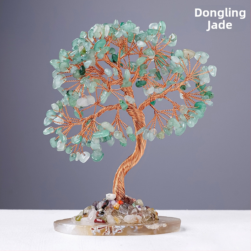 Ahhaatkristall Kruus Rikkuspuu Ametüst Tsitriin Rikkuspuu Kodu Lauakaunistused Käsitöö Kaunistused