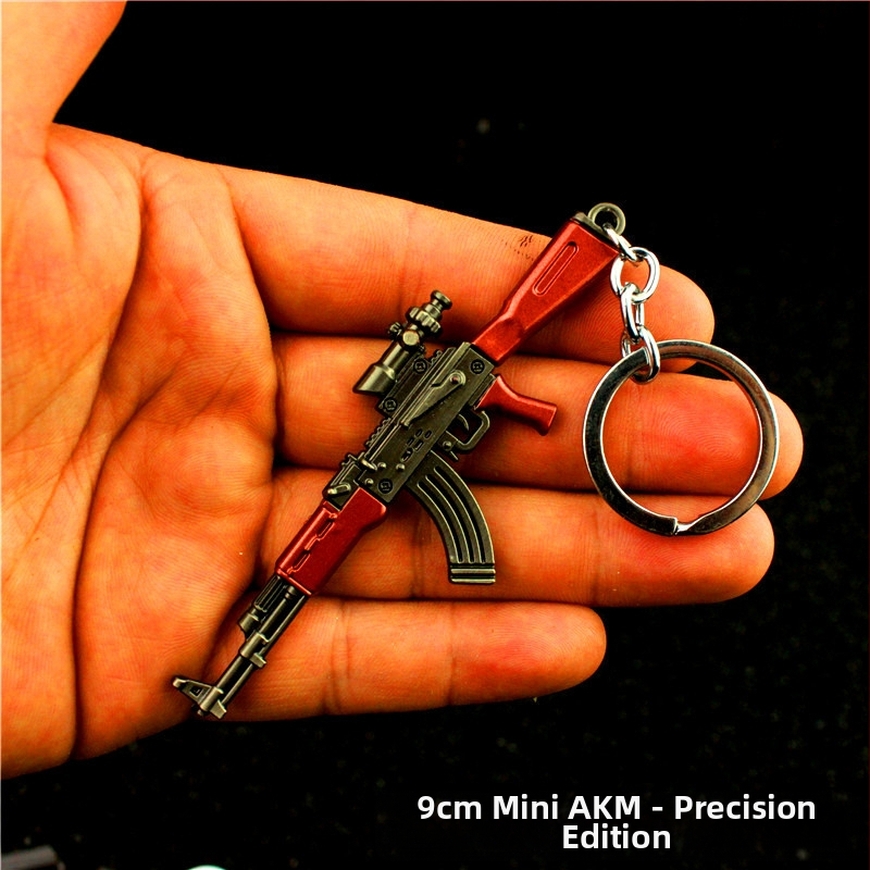 Model kľúčenky Jedi Escape AWm 98k m24 sks Frying Pan m416 AKM z ľahkej zliatiny