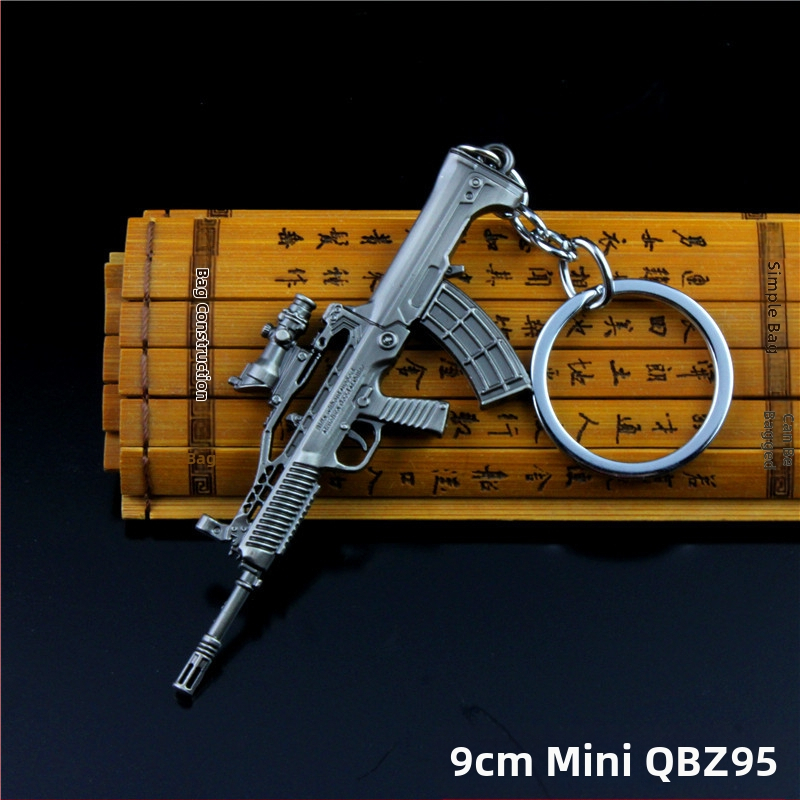 Jedi Escape AWM 98k M24 SKS Serpenyő M416 AKM Ötvözet Kulcstartó Modell