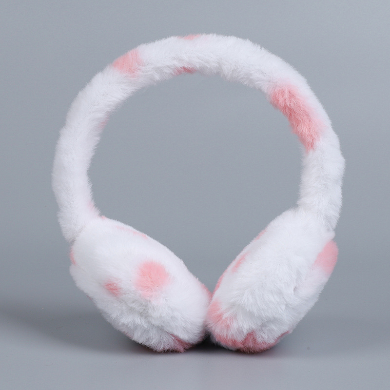 Téli fagyálló fültok, kiváló minőségű, aranyos, plüss, összecsukható, téli fülvédő, vastagított, meleg fülpárnák nőknek