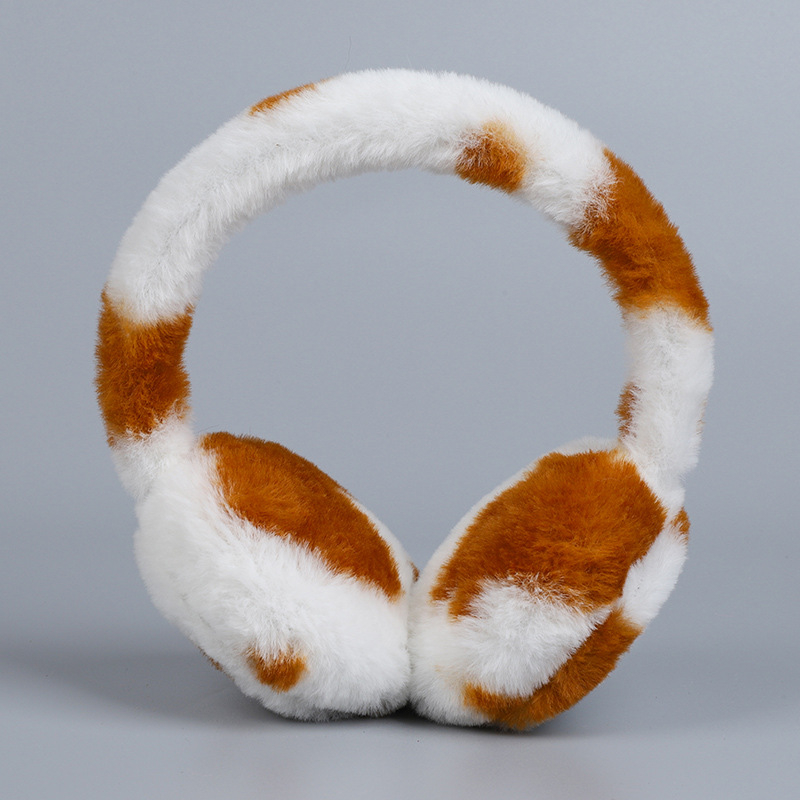 Téli fagyálló fültok, kiváló minőségű, aranyos, plüss, összecsukható, téli fülvédő, vastagított, meleg fülpárnák nőknek