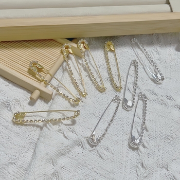 Határokon átnyúló e-kereskedelem, legkelendőbb butik gyémánt bross, U alakú strassz kitűző, ruházati kiegészítők, fix kitűző, fényvédő csat