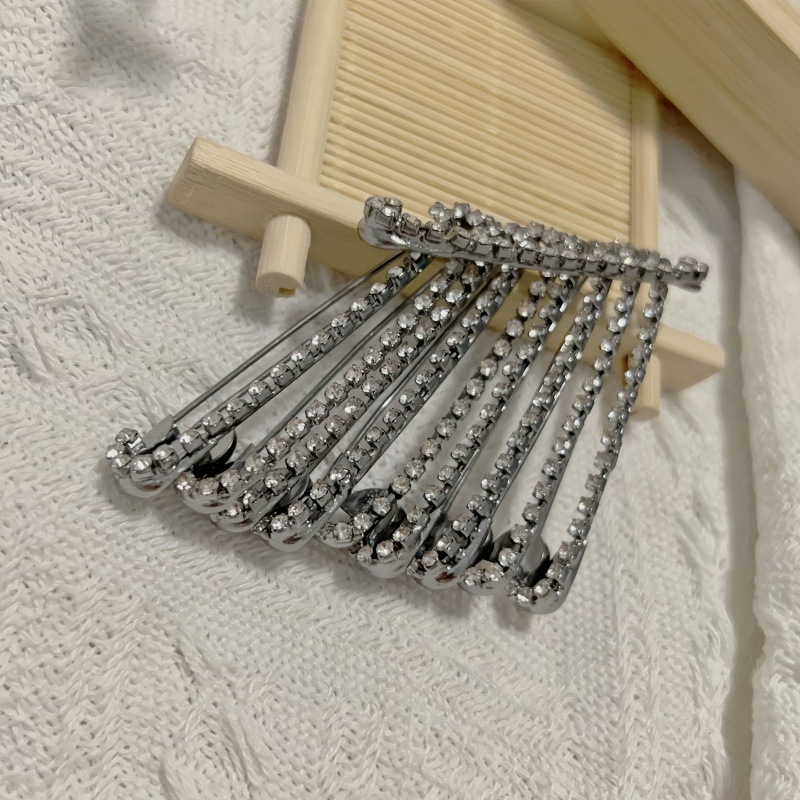 Határokon átnyúló e-kereskedelem, legkelendőbb butik gyémánt bross, U alakú strassz kitűző, ruházati kiegészítők, fix kitűző, fényvédő csat