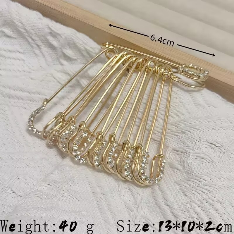 Határokon átnyúló e-kereskedelem, legkelendőbb butik gyémánt bross, U alakú strassz kitűző, ruházati kiegészítők, fix kitűző, fényvédő csat