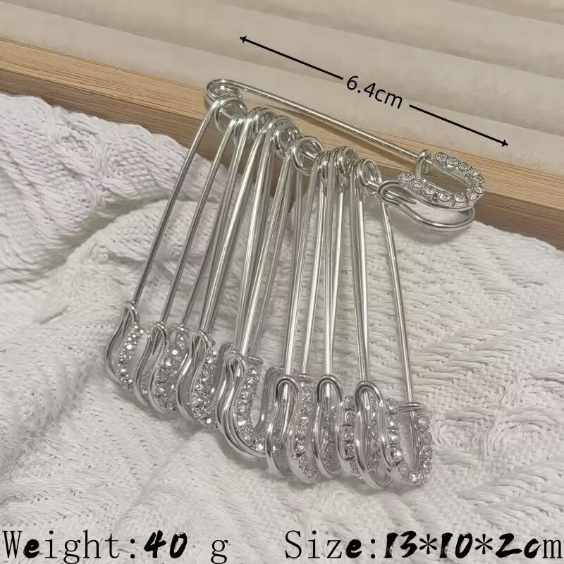 Határokon átnyúló e-kereskedelem, legkelendőbb butik gyémánt bross, U alakú strassz kitűző, ruházati kiegészítők, fix kitűző, fényvédő csat