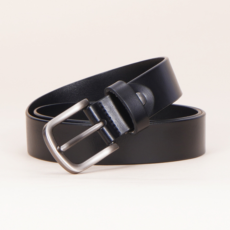 Curea femeii din piele naturală, asortată, retro, cu buclă decorativă, casual, pantaloni, blugi, curea femeii