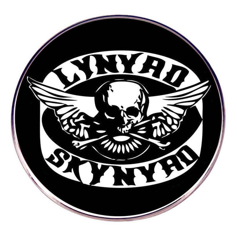 Lynyrd Skynyrd Linnard skinard bross, déli rockzenekar jelvény, kitűző, fém jelvény