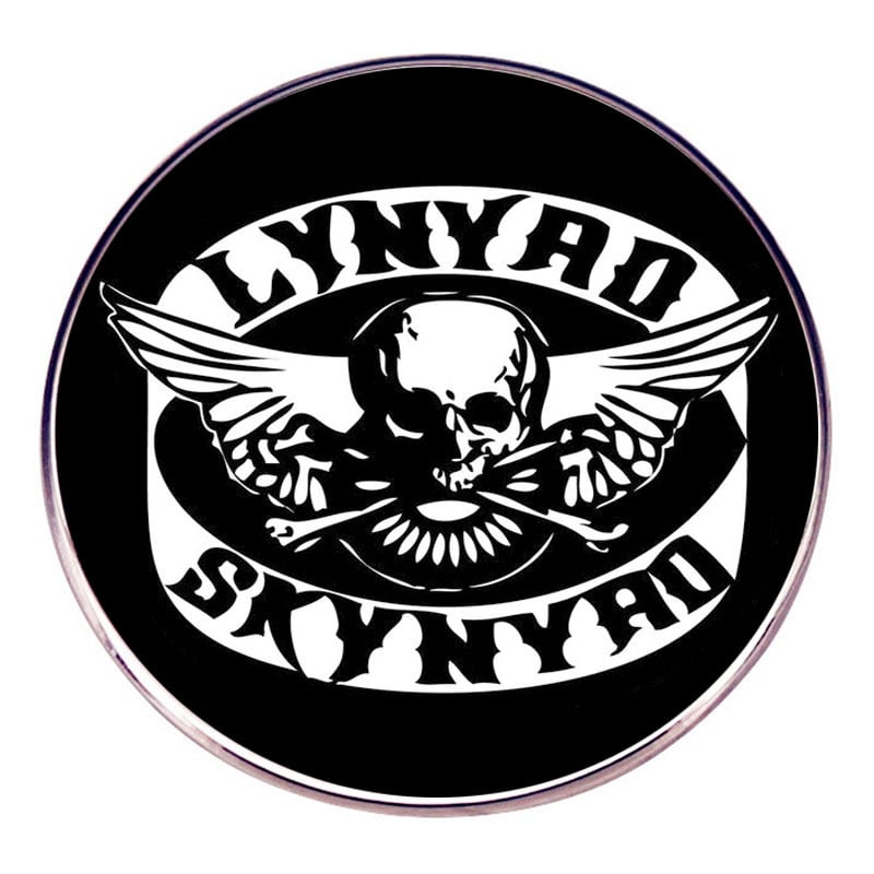 Lynyrd Skynyrd Linnard skinard bross, déli rockzenekar jelvény, kitűző, fém jelvény