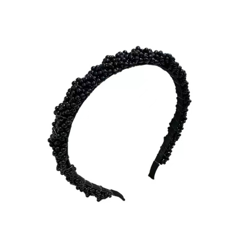 Dél-Korea Retro Gyöngy Hajpánt Temperamentum Egyszerű Szuper Tündér Nyomású Hajkártyák Női Édes Kimenő, Minden Mérkőzéses Hajpánt Hajrudak