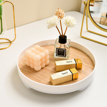 Paprastas internetas Populiarus stilius Stalinis makiažo laikymo plastikinis padėklas Šiaurės šalių stiliaus kvepalai Aromaterapija Medinis padėklas Daug pasirinkimų