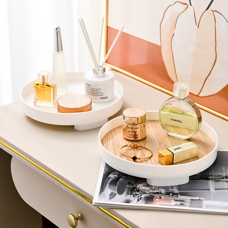 Paprastas internetas Populiarus stilius Stalinis makiažo laikymo plastikinis padėklas Šiaurės šalių stiliaus kvepalai Aromaterapija Medinis padėklas Daug pasirinkimų
