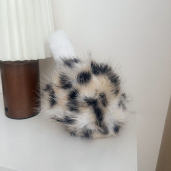 Βελούδινα ωτοασπίδες Leopard για γυναίκες, χειμερινά, ζεστά, αντιψυκτικά, αντιανεμικά, ζεστά αυτιά, καλύμματα αυτιών, καλύμματα αυτιών, κορεάτικα