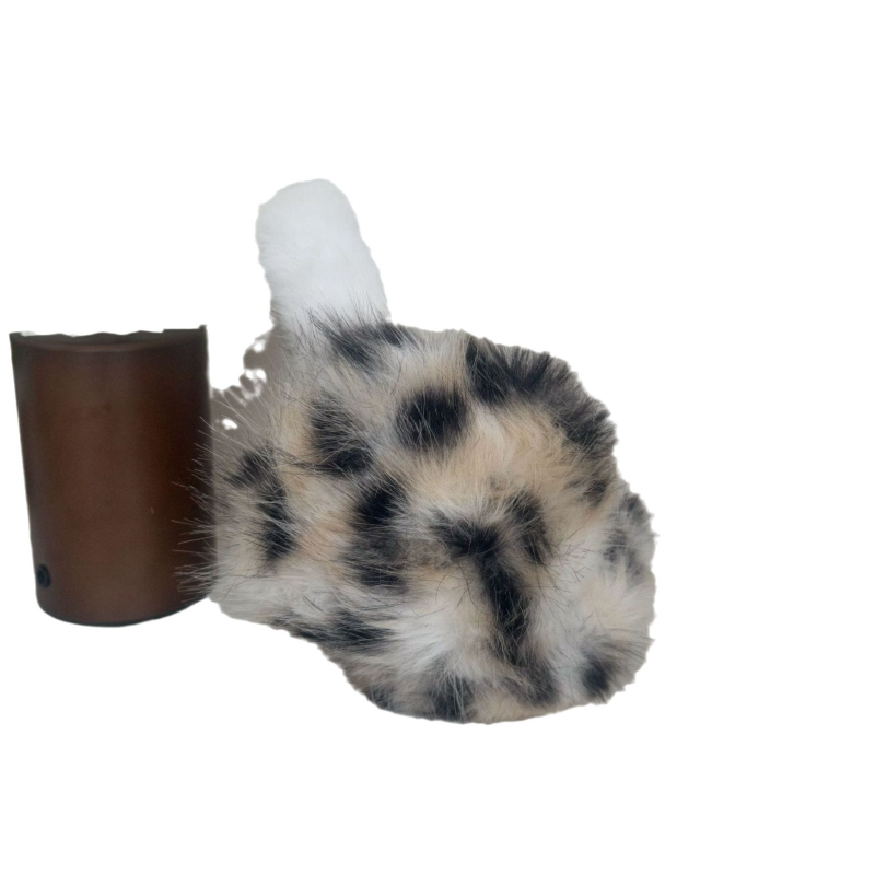 Plüss leopárd fülvédők Női téli meleg lovagló fagyálló szélálló fülmeleg fülvédő fülvédő fülvédő fülvédő sapka koreai