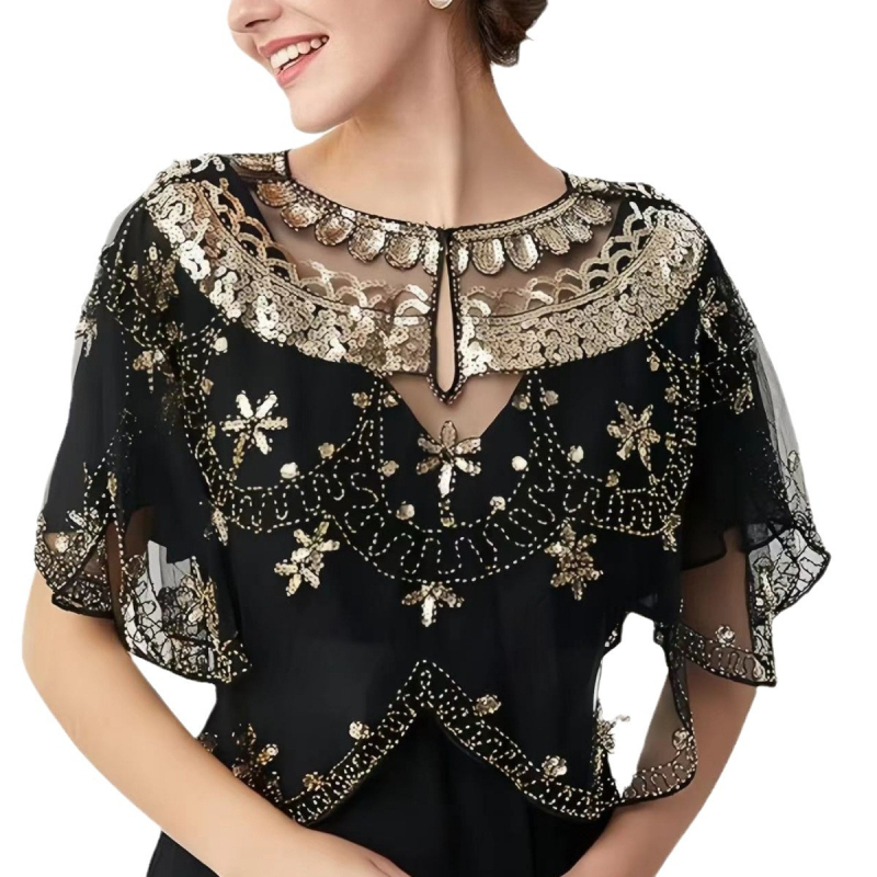 Moterų plonų vestuvinių suknelių aksesuarų, pečių siūlų, megztinio, perspektyvių blizgučių, mažo palto, mažos liemenės, karta