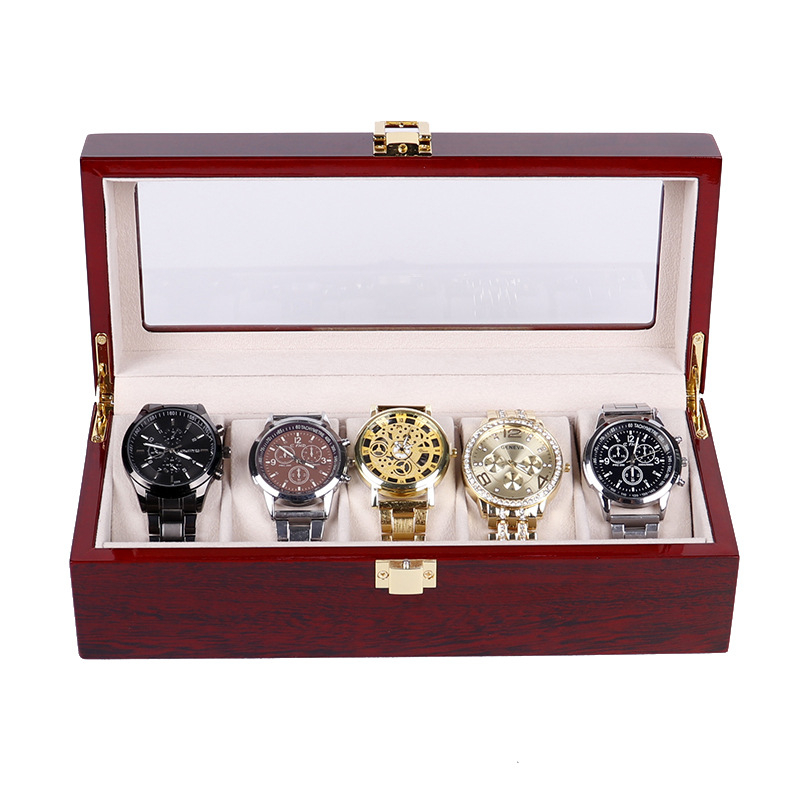 Didmeninė prekyba kepimo aliejumi 1235610122024 laikrodžių dėžutė papuošalų laikymo demonstracinė pakavimo dėžutė medienos gaminiai