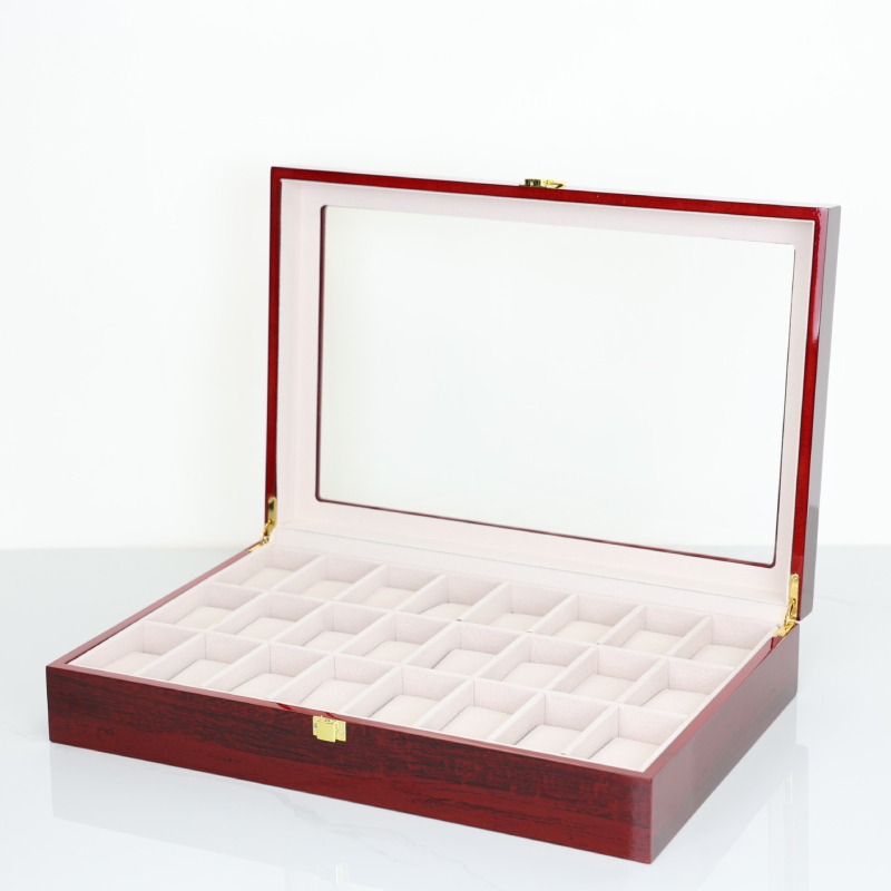 Didmeninė prekyba kepimo aliejumi 1235610122024 laikrodžių dėžutė papuošalų laikymo demonstracinė pakavimo dėžutė medienos gaminiai