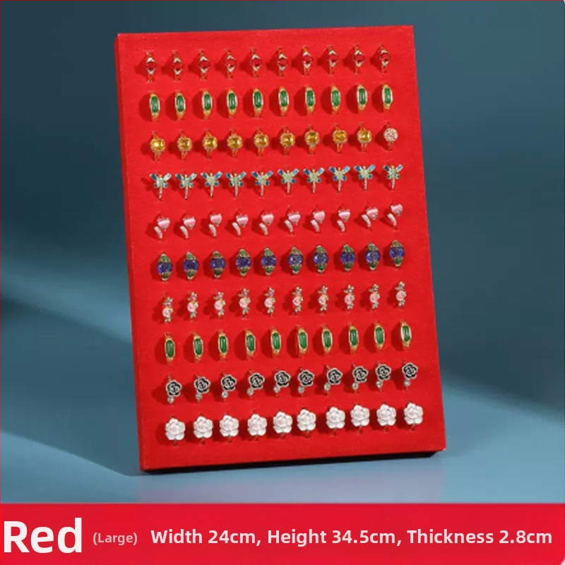 Divat kreatív képkeret gyűrűs kijelző állvány összecsukható állvány flanelette ékszertároló állvány kellékek