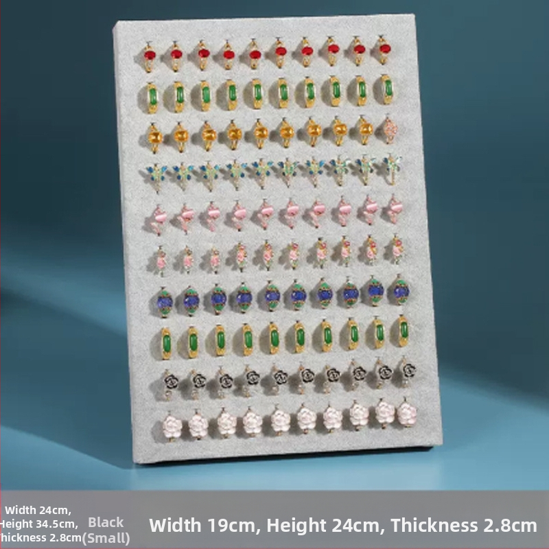 Divat kreatív képkeret gyűrűs kijelző állvány összecsukható állvány flanelette ékszertároló állvány kellékek