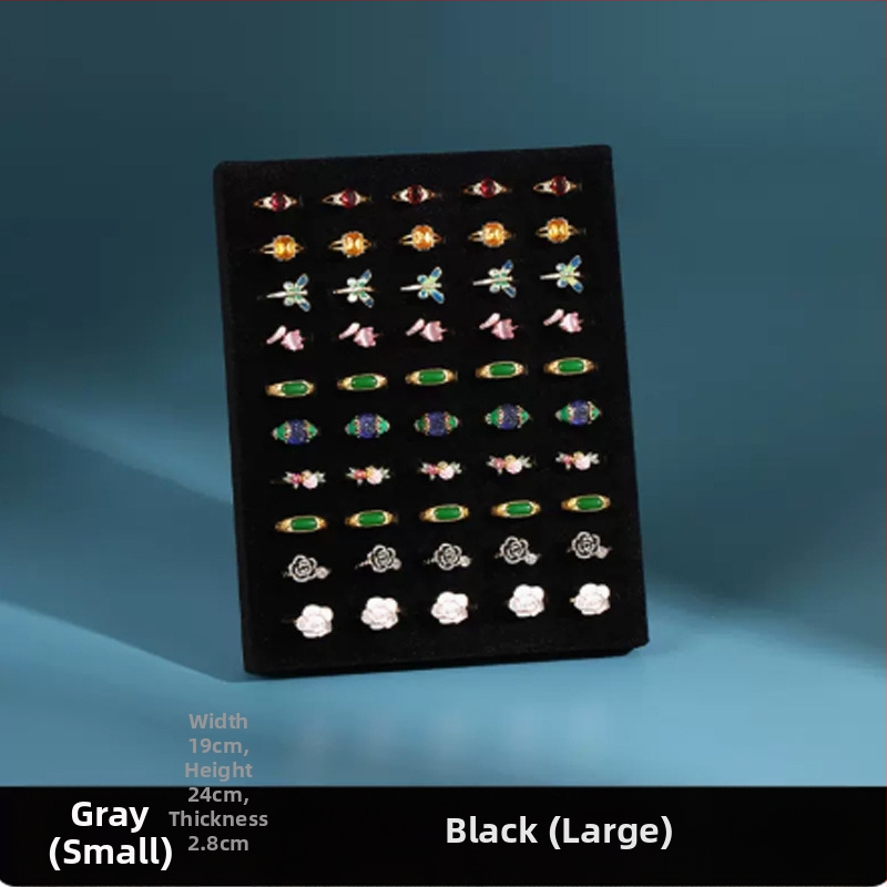 Divat kreatív képkeret gyűrűs kijelző állvány összecsukható állvány flanelette ékszertároló állvány kellékek