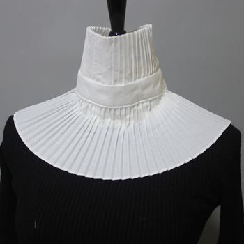 Ευρωπαϊκό και αμερικανικό κολάρο Ralph ρετρό υπερβολικό ψεύτικο κολάρο βαμβακερό πτυχωτό διακοσμητικό κολάρο σκηνική παράσταση Amazon διασυνοριακό