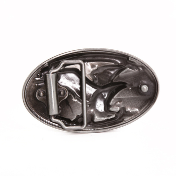 [Yin Su] Eiropas un amerikāņu stila metāla jostas sprādze, ērgļa spārni, karoga dekorācija, vīriešu jostas sprādze