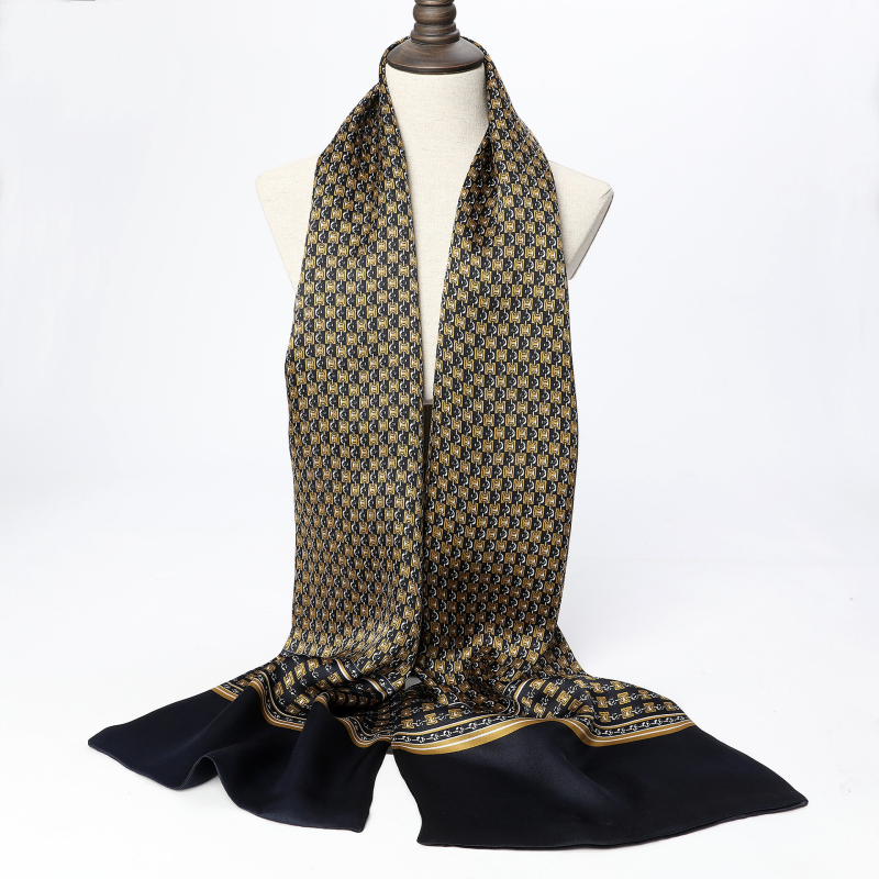 Hangdžou vyriškas gryno šilkmedžio šilko ilgas šalikas, šaliko, šaliko fabrikas, didmeninė prekyba šilko šaliku, profesionalus dvigubas sluoksnis