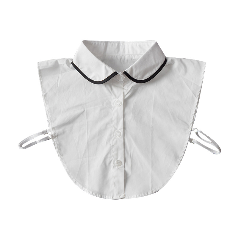 TMJ-105 koreai stílusú ing, hamisgalléros női multifunkcionális, mindenhez illő hamisgallér, hegyes gallérú inggallér, pulóver, díszgallér