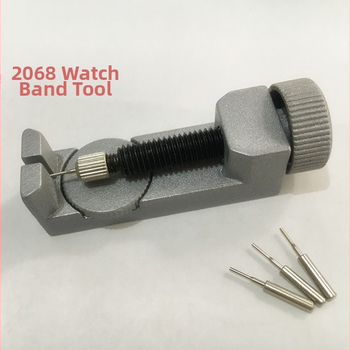 2068 инструмент за премахване на метална каишка, многопинов нож за часовници, сребристо-червен, зелен, инструмент за премахване на секции от каишка за часовник, инструмент за ремонт на часовници