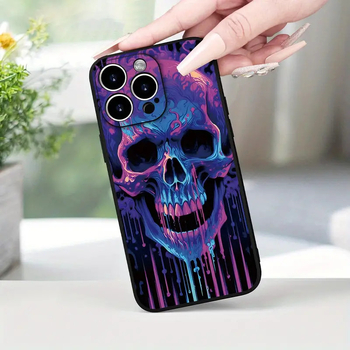 Férfi és lány Apple Tide Skull Horror telefontok Tide Foreign Trade 14/15 iPhone Dark Pirate P