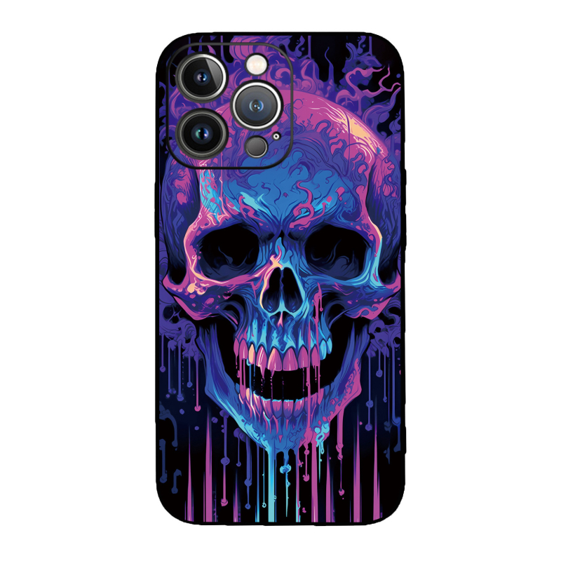 Férfi és lány Apple Tide Skull Horror telefontok Tide Foreign Trade 14/15 iPhone Dark Pirate P