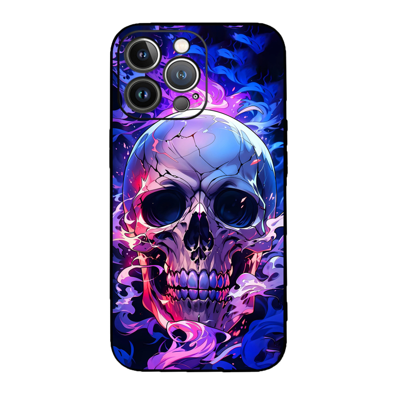 Férfi és lány Apple Tide Skull Horror telefontok Tide Foreign Trade 14/15 iPhone Dark Pirate P