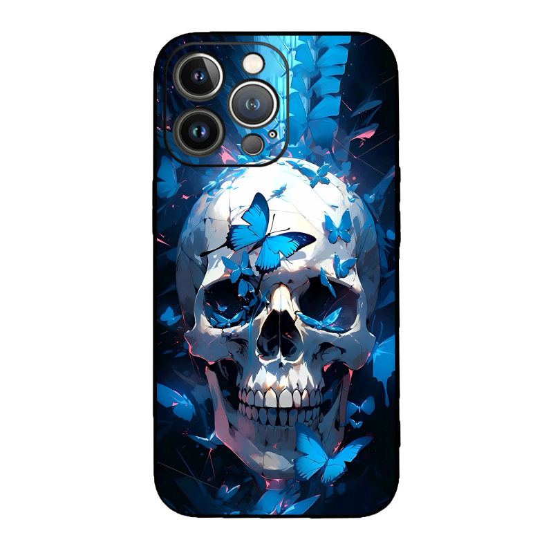 Férfi és lány Apple Tide Skull Horror telefontok Tide Foreign Trade 14/15 iPhone Dark Pirate P