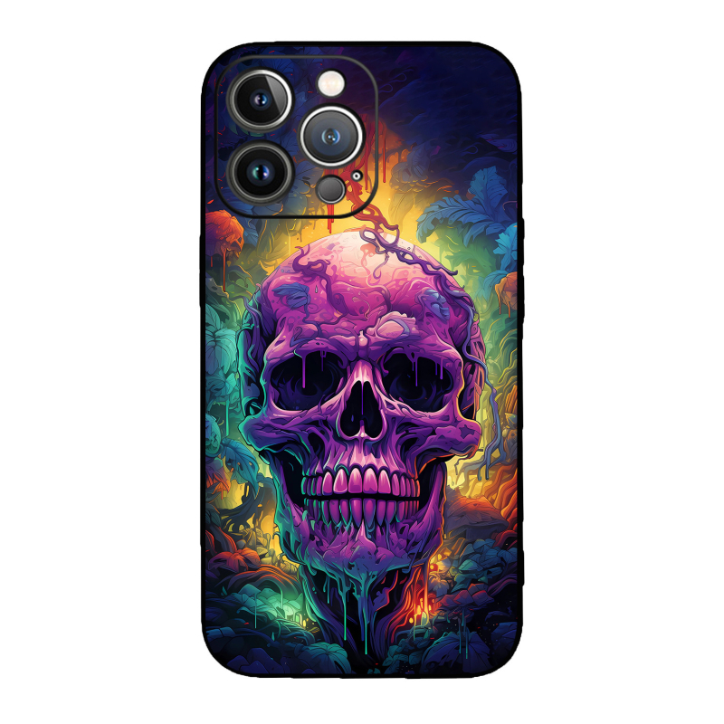 Férfi és lány Apple Tide Skull Horror telefontok Tide Foreign Trade 14/15 iPhone Dark Pirate P