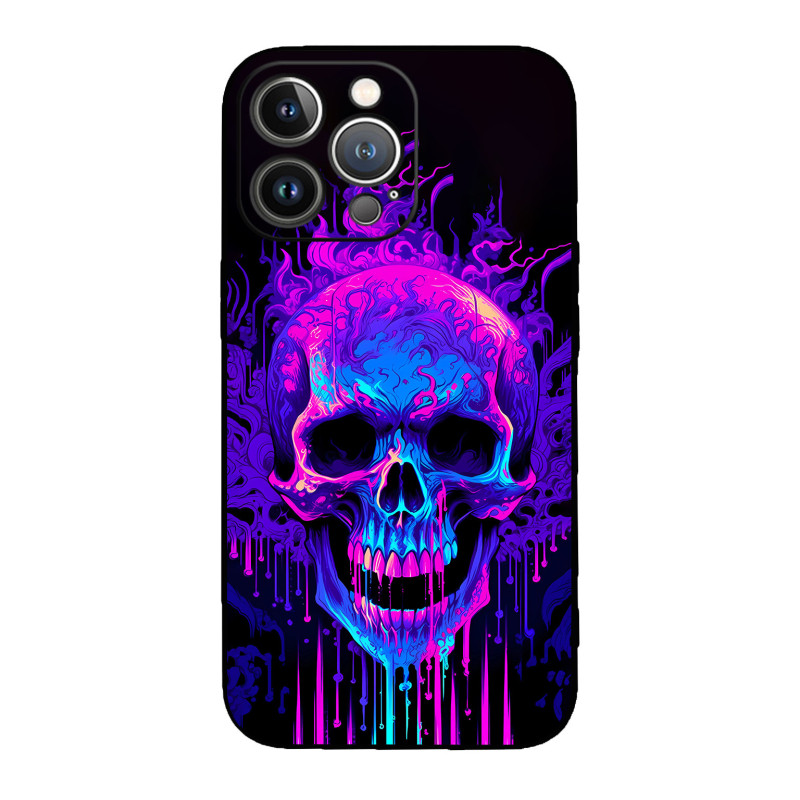 Férfi és lány Apple Tide Skull Horror telefontok Tide Foreign Trade 14/15 iPhone Dark Pirate P