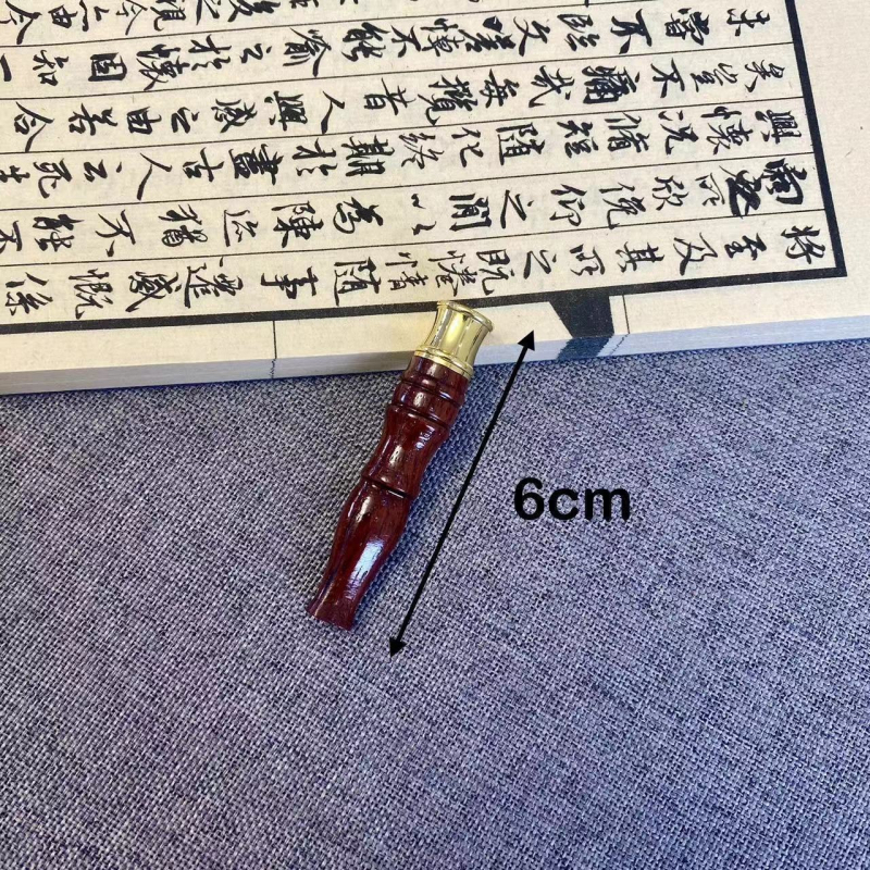 Liellapu rožkoka īsais cigarešu turētājs, biezs, vidējs, plāns, trīs apaļi mutes filtri, var tikt pārstrādāti, pārnēsājami, mazi, smēķēšanas vairumtirdzniecība