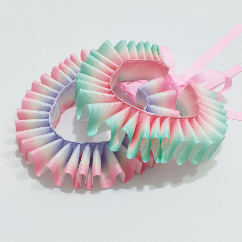 Határokon átnyúló Amazon tiszta kézzel készített színátmenetes ruff gallér hamis nyakörv gyermek hamis nyakörv Elizabeth gallér hamis nyakörv