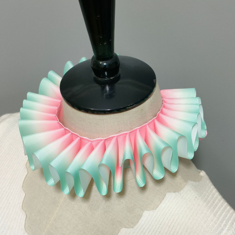 Határokon átnyúló Amazon tiszta kézzel készített színátmenetes ruff gallér hamis nyakörv gyermek hamis nyakörv Elizabeth gallér hamis nyakörv