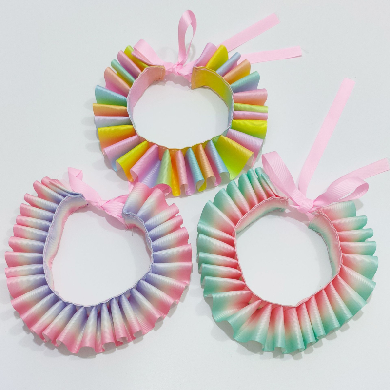 Határokon átnyúló Amazon tiszta kézzel készített színátmenetes ruff gallér hamis nyakörv gyermek hamis nyakörv Elizabeth gallér hamis nyakörv