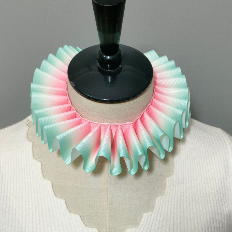 Határokon átnyúló Amazon tiszta kézzel készített színátmenetes ruff gallér hamis nyakörv gyermek hamis nyakörv Elizabeth gallér hamis nyakörv