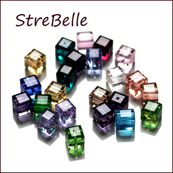 Χαλαρές χάντρες από κρυστάλλινο γυαλί για ρούχα, τετράγωνες χάντρες υψηλής θερμοκρασίας, εκλεπτυσμένο χρώμα, χειροποίητα γυαλισμένα, γυαλισμένα αξεσουάρ κοσμημάτων, δωρεάν αποστολή