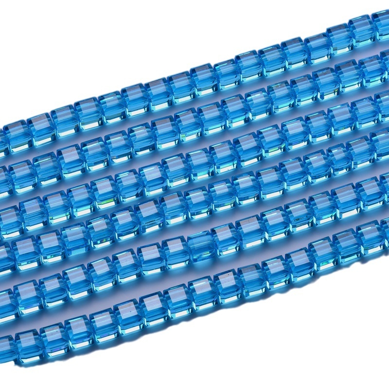 Drabužių krištoliniai stiklo palaidi karoliukai kvadratiniai karoliukai aukštos temperatūros rafinuota spalva rankomis poliruoti poliruoti papuošalai ir aksesuarai nemokamas pristatymas